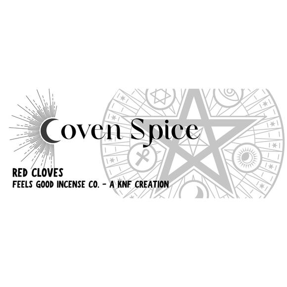 Feels Good Incense Co - Coven Spice - Red Clover Incense (10 pc) - Picture 1 of 3